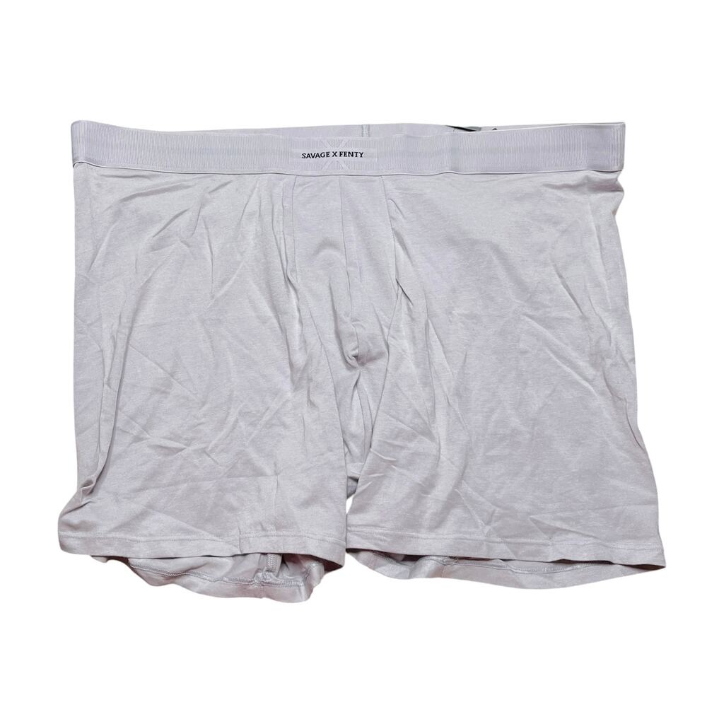 Savage X Fenty Savage X Cotton Boxer Briefs Still Grey Size XXL
